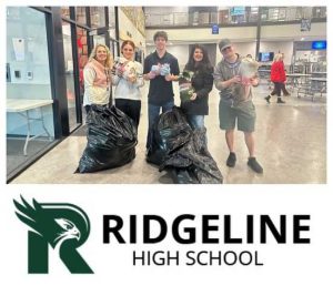 Ridgeline High School gives blankets to Blessings and Beyond