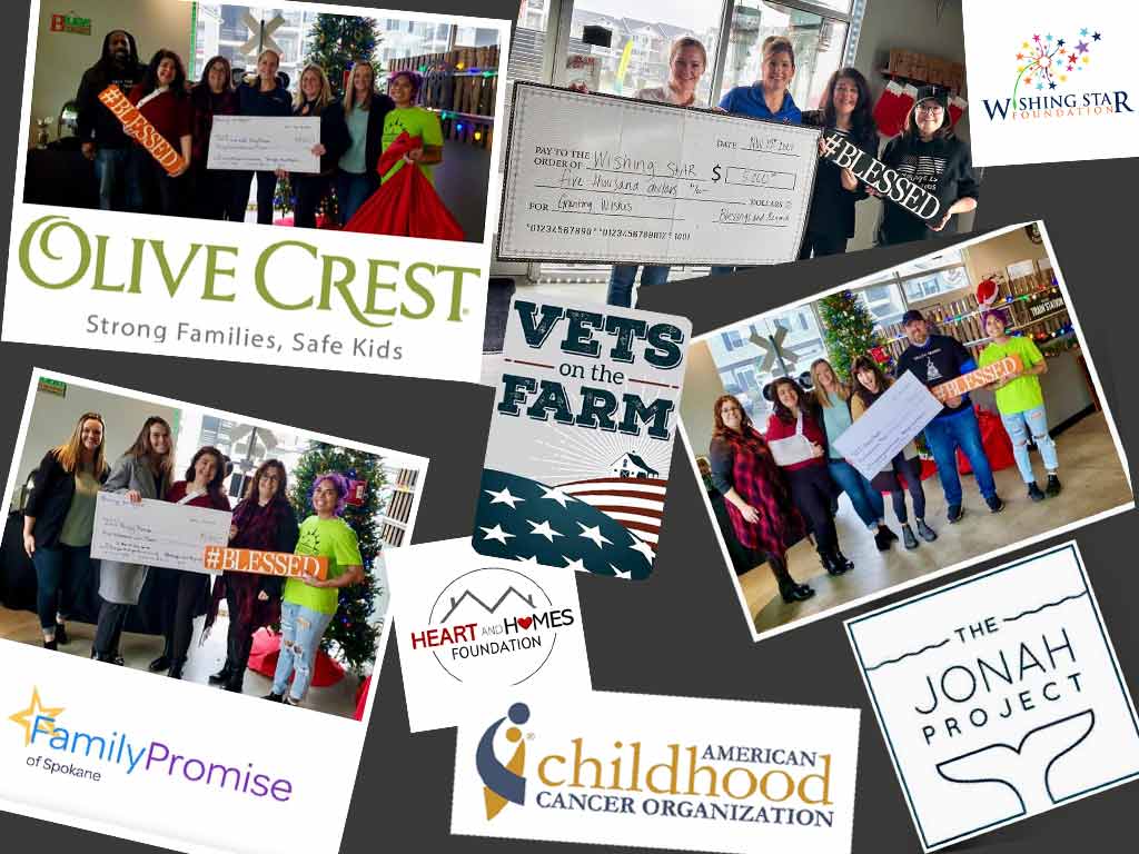 Partner non-profits blessed after the Blessings and Beyond Ball