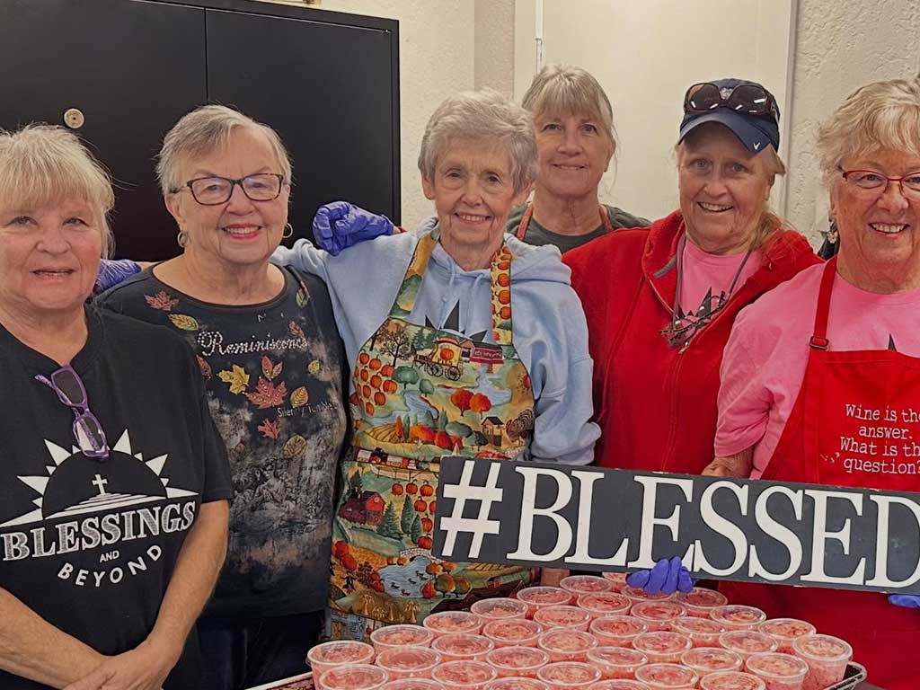 Blessing this Thanksgiving with Salvation Army